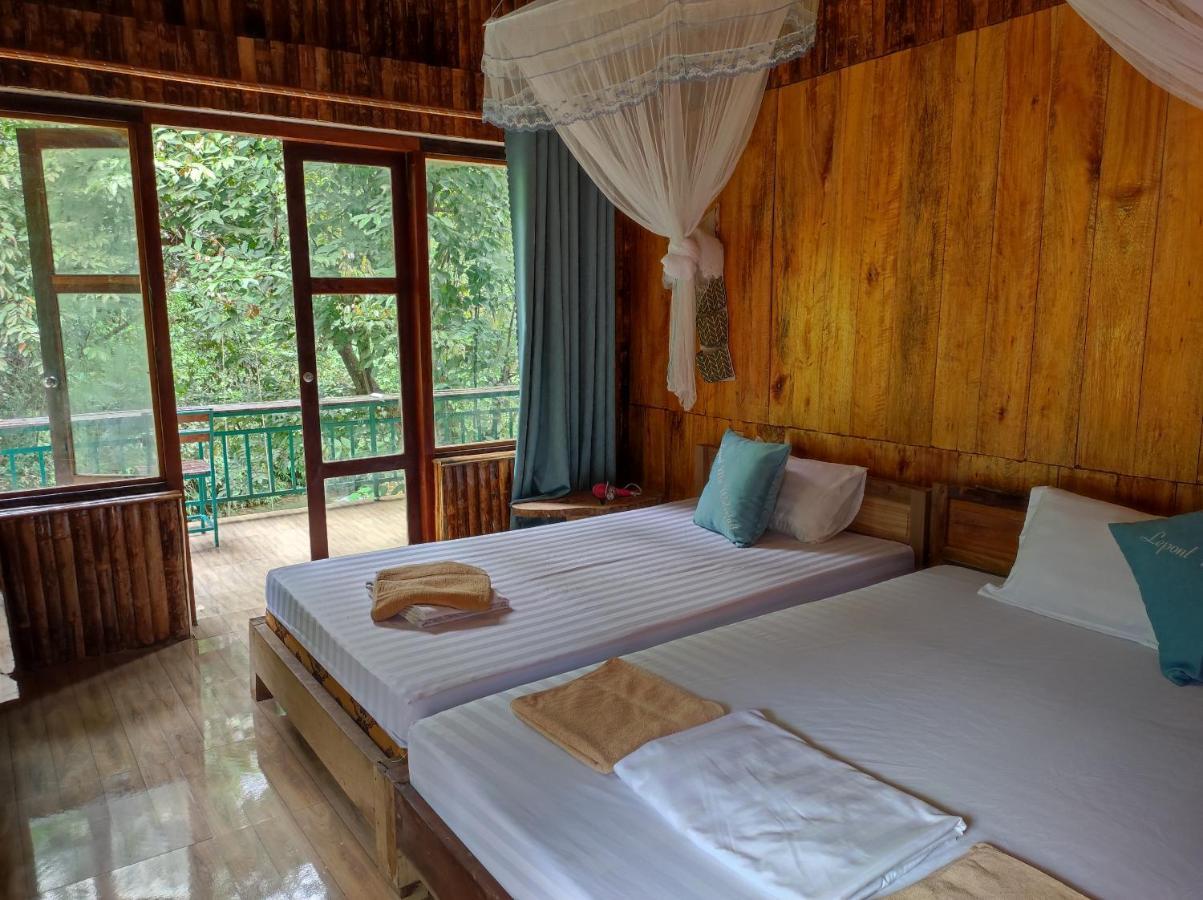 Lepont Mu Waterfall Bungalow Hòa Bình Eksteriør billede