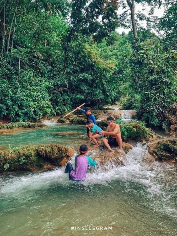 Lepont Mu Waterfall Bungalow Hòa Bình Eksteriør billede