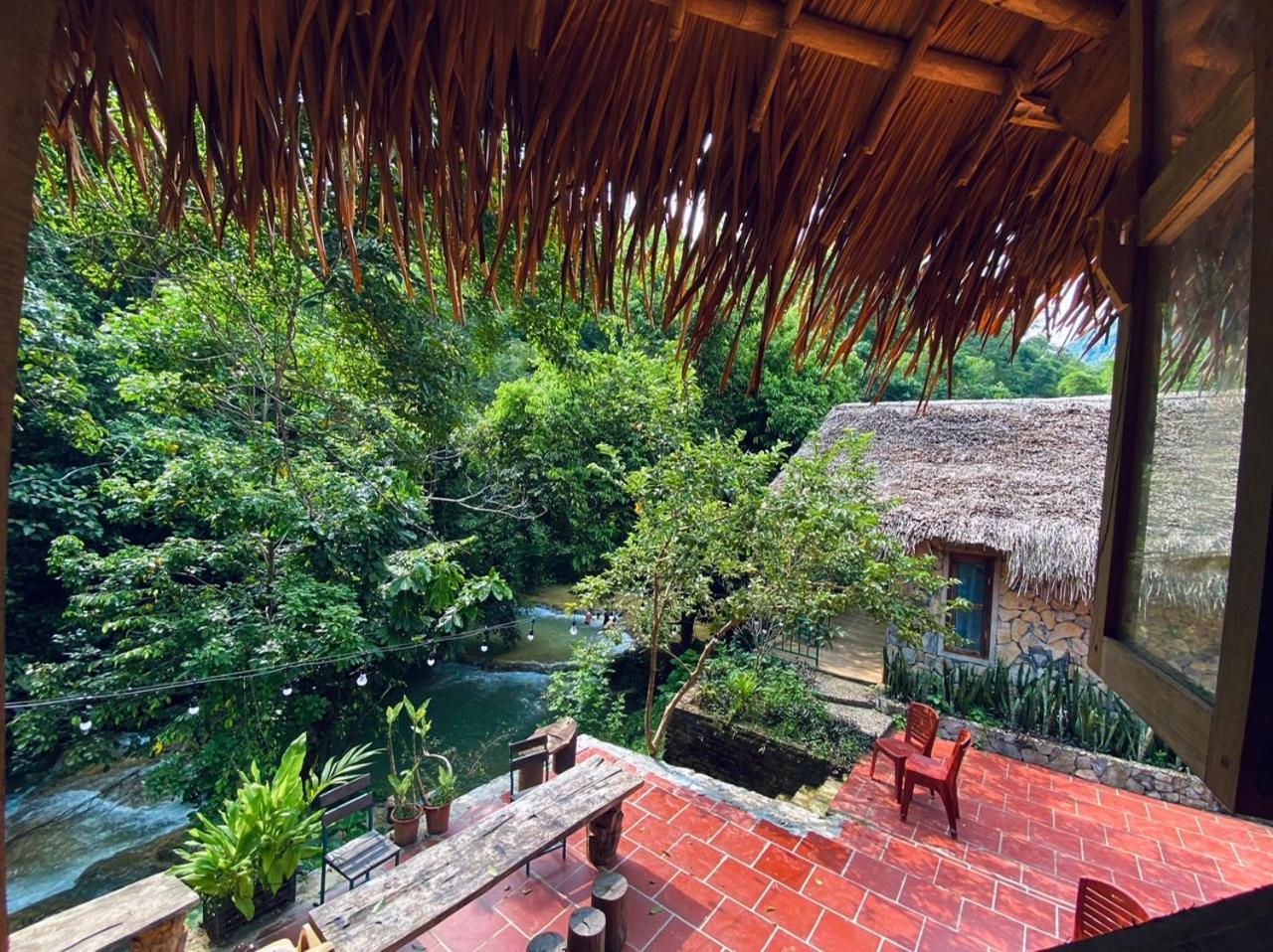 Lepont Mu Waterfall Bungalow Hòa Bình Eksteriør billede