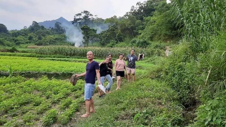 Lepont Mu Waterfall Bungalow Hòa Bình Eksteriør billede