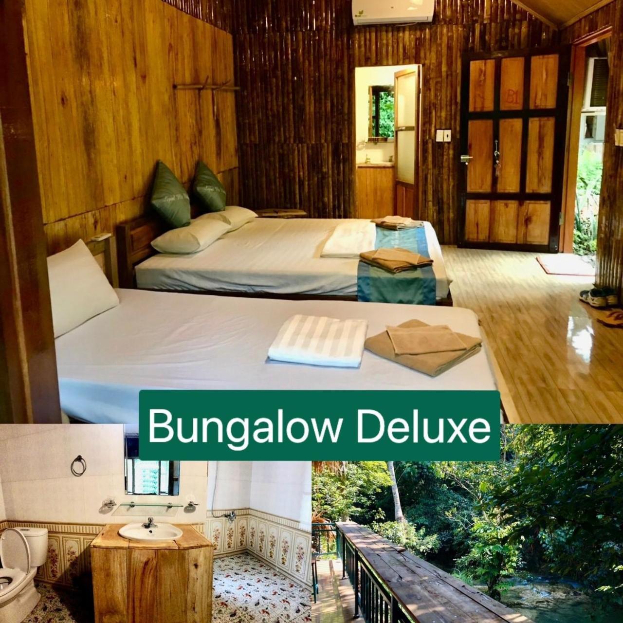 Lepont Mu Waterfall Bungalow Hòa Bình Eksteriør billede