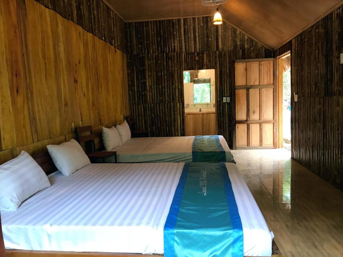 Lepont Mu Waterfall Bungalow Hòa Bình Eksteriør billede